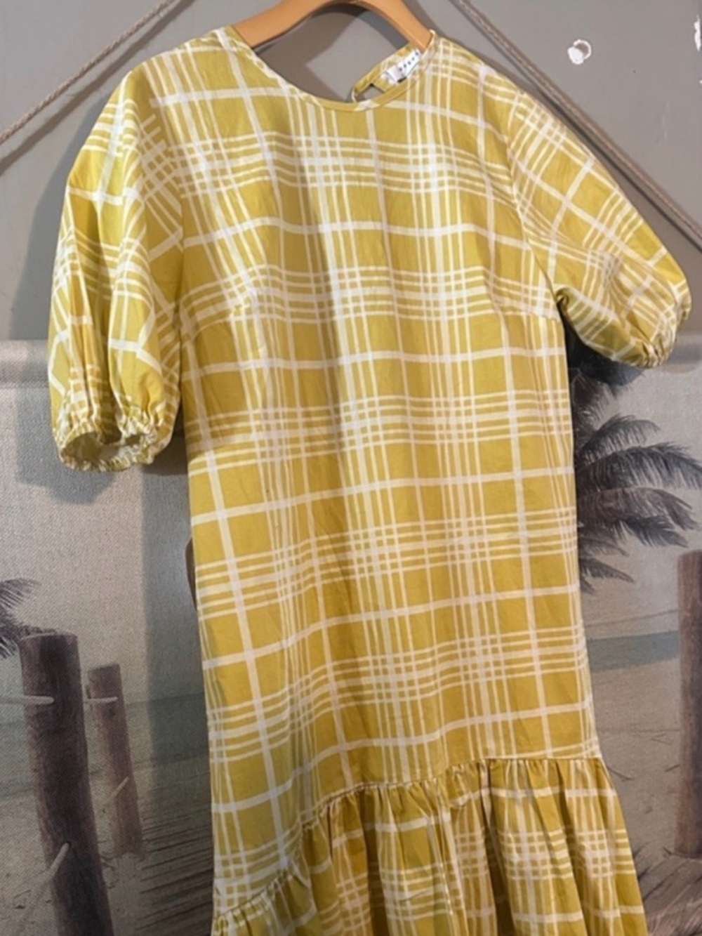 Topshop yellow summer dress